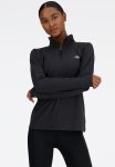 New Balance Space Dye Qtr Zip - Black Heather