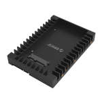 Orico 2.5" To 3.5" Hdd|ssd Caddy Black