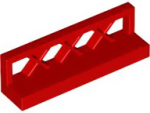Parts Fence 1 X 4 X 1 3633 - Red