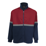 Quarry Fleece Jacket - Navy safety Yellow 5X-LARGE