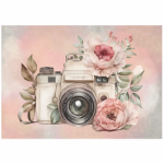 Tear Resistant Deco Print Floral Camera