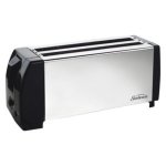Sunbeam 4 Slice Stainless Steel Toaster -750W Silver & Black