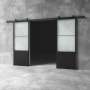 Glass Barn Door D19 Custom Size - 2100 X 1900 X 25MM / Frosted Glass