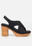 Jute 1 Chunky Block Heel - Black