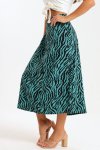Ladies Printed Midi Skirt