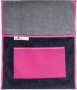 4KIDS 44CM School Denim Chairbag With Pocket Pink