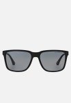 Emporio Armani Polar Grey Lens With Black Rubber Wayfarer Sunglasses 56MM - Black