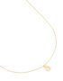 Goldair Gold Plated Brass Cubic Zirconia Letter O Necklace
