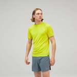 New Balance Men's Impact Run Short Sleeve - Sulphur Yellow - Large