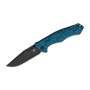 Bestech Black And Blue Keen II Damascus Folding Knife - BT2301D