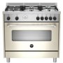 Americana 5 Gas Burner With Electric Oven 90CM Cream