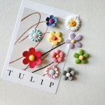 10PCS Decorative Polyresin Flower Fridge Magnets Kawaii Floral Whiteboard Magnets Cute Office Kitchen Magnets For Home And Kitch