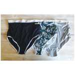 3-PACK Delicate Knicker - XX Large 40 1X Grey + 1X Navy + 1X Floral Bliss