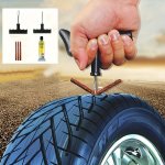 1 Set New Tire Repair Tool Car Essentials Automotive Motorcycle Vacuum Tire Emergency Repair Tool Tire Repair Tape