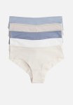 5-PACK Hipster Briefs - Beige Blue White
