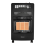 Mellerware 3 Set Steel Gas Heater 4.2KW Black