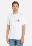Calvin Klein Glitched Monologo Back Tee - Bright White