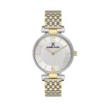 2 Tone Premium Silver Dial 3 Hands Watch