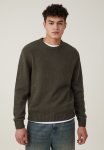 Cotton On Crew Knit - Forest Twist