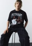 Relaxed Fit T-Shirt - Black Outkast