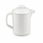 Carrol Boyes Halo Coffee Pot In White - White