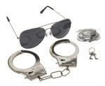 Police Detective Badge 3PC Kit
