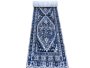 Bk Carpets & Rugs - Persian Inspired Style Indoor Runner - 80CM X 6M - Blue - Grey - White