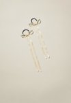 2PK Poppy Hair Bows - Ecru