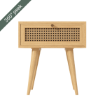 Rattania Oak Drawer Pedestal