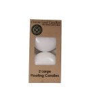 Candle Floating White X2