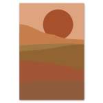 Colour Field Landscape Warm 1 Art Print - 100CM X 150CM No Frame Print Only
