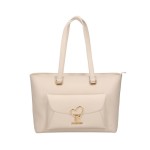 Love Clasp Tote -ivory