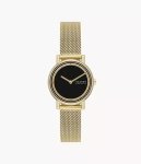 Skagen Signatur Lille Two-hand Gold Stainless Steel Mesh Woman's Watch SKW3111