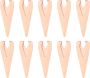 10PCS Rose Gold Stainless Steel Clips Multifunctional Snack Sealing Clamps