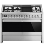 Smeg 120CM Opera Double Cavity Cooker - Stainless Steel A4-81