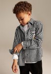 Print-motif Shirt - Black Mickey Mouse