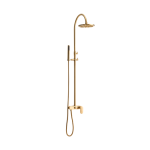 Siemens B Series - Brushed Gold Exposed Goose Neck Shower Set
