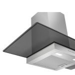 Smeg - 90CM Extractor S steel & Glass