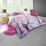 Pink Cherry Blossoms By Wikus Hattingh Duvet Cover Set Double