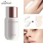 Popfeel Lightweight Foundation With Color-changing Pearls - Long-lasting Sweatproof & Oil Control For Flawless Skin