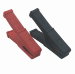 BZ145 Crocodile Clip Insulated Medium 30 Amp Red Black Pair