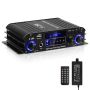 Stereo Audio Amplifier Hifi 4.0 Channel Power Amp For Home Speakers