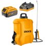 Ingco - Garden Sprayer/ Battery Sprayer With 5AMP Battery And Charger 20V