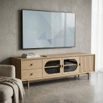 Stylish Modern Wooden Tv Stand For Organized Entertainment