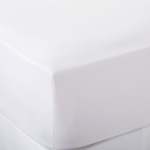 Whisper Soft 660 Thread Count Sateen Fitted Sheet - White - Queen Xd 152 X 192 X 35CM