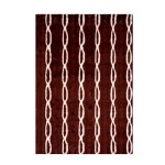 Modern Chain Pattern Dark Shaggy Carpet – Rabbit Line – CPL3302