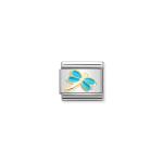 Composable Classic Link Gold With Turquoise Dragonfly