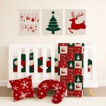 Cot Duvet Bedding Christmas Pattern