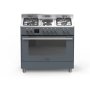 ELBA 90CM Slate Grey 4 Gas 2 Electric Plate Gas Electric Freestanding Oker 04/9S4EX737SG