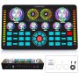 Professional Audio Mixer Live Sound Card And Stereo Audio Interface Bluetooth Sound Board With Xlr Interface 48V Phantom Power Voice Changer For Podca